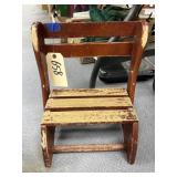 Wood Folding Step Stool/Seat