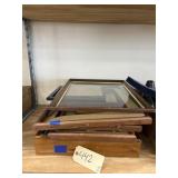 Assorted Pic Frames & Shadow Box