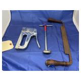 Heavy Duty Stapler - Draw Knife - Basin Wrench