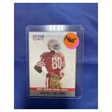 1990 Pro Set MVP Collectible Card Jerry Rice