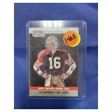 1990 Pro Set MVP Collectible Card Joe Montana
