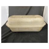 Emile Henry Stoneware Pan w/Lid - as is