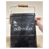 Metal Dog Food Bin