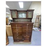 Apothecary/Dentist Cabinet 36"L x 12"W x 64"H