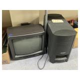 GE Emerson Tube TV & Bose Subwoofer
