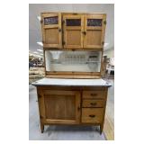 Vintage Hoosier Cabinet 40"L x 25"W x 72"H