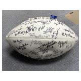Chuck Spalding Signed Football