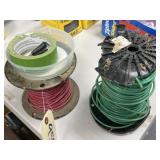 3 Pcs- 2 Spools Wire & Green Masking Tape