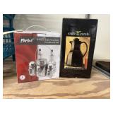 Eagle Carafe - 6 Pc SS Condiment Set NIB