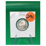 2004-S Proof Jefferson Nickel Peace Hand Shake