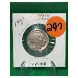 1929-D Buffalo Nickel Very Fine