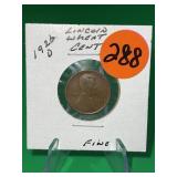 1926-D Lincoln Wheat Cent Fine