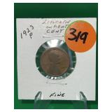 1923-P Lincoln Wheat Cent Fine