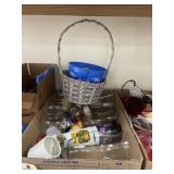 Glass Vases - Coffee Mug - Easter Basket w/Eggs