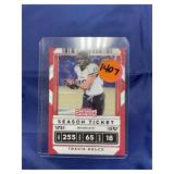 2020 Panini Draft Picks Card Travis Kelce