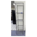 5-Shelf Wire Shelving Unit 18"x18"x74"H