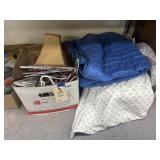 Box of Assorted Clothing Hangers - Lamp Shade