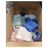 Box of Assorted Terry Cloth Wash Cloths