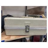 Metal Tackle Box w/Tackle - As Is