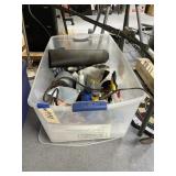 Oils - WD40 - Steel Wool & More in Plastic Tote