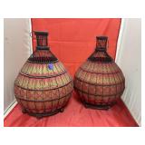 2 Pcs - Oriental Style Candle Holders
