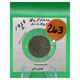 1928-D Buffalo Nickel Fine Lots of Detail