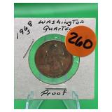 1968-S Proof Washington Quarter