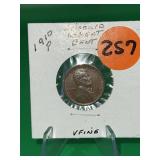 1910-P Lincoln Wheat Cent - Very Fine