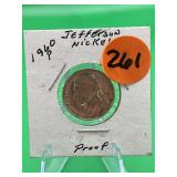 1960-P Proof Jefferson Nickel
