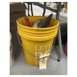 Plastic Bucket - Paint Roller - Ryobi Drills & Mor