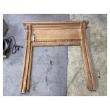 Wood Mantle 55-1/2"W
