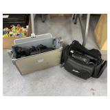 JVC & Panasonic VHS Cameras in Cases