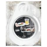 4 Boxes Plastic Party Trays - 4 ea box