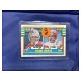 1990 Topps Football Card Montana - Esiason