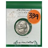 1970-S Jefferson Nickel Uncirculated