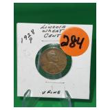 1928-P Lincoln Wheat Cent Very Fine