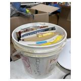 Wood Carving Books in Plastic Bucket