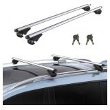 Roof Rack Cross Bars With 4 Anti-Theft Locks, 200l