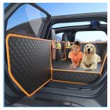 Dog Car Seat Cover For Back Seat - Hard Bottom, Wa