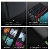 12 Pocket Side Loading Trading Card Zip Binder - H