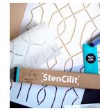 STENCLIT, Moorish Trellis Large Wall Stencil, Appr