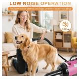 Dog Dryer for Pet Grooming, Pink, 4.3HP/3200W, 4 N