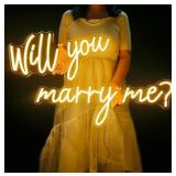44" Neon Sign, " Will You Marry Me", LED Lights