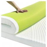 3" Twin Size Firm Mattress Topper, Extra Firm Mem