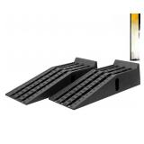 Ironton 12,000lb Capacity GVW Poly Car Ramp Set, 6