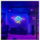 22" Large UFO Neon Sign For Wall Dï¿½cor, Dimmable