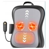 Pryfey Back Massager with Heat, 4D Kneading Deep T