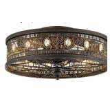 Caged Ceiling Fan with Lights, Vintage Victorian R