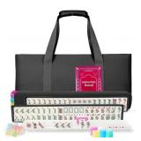 Mahjong Tile Set, 166 White Tiles, 4 All In One Ra