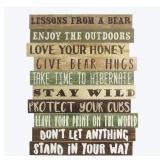 Wood Lessons From A Bear Wall - 16x20"